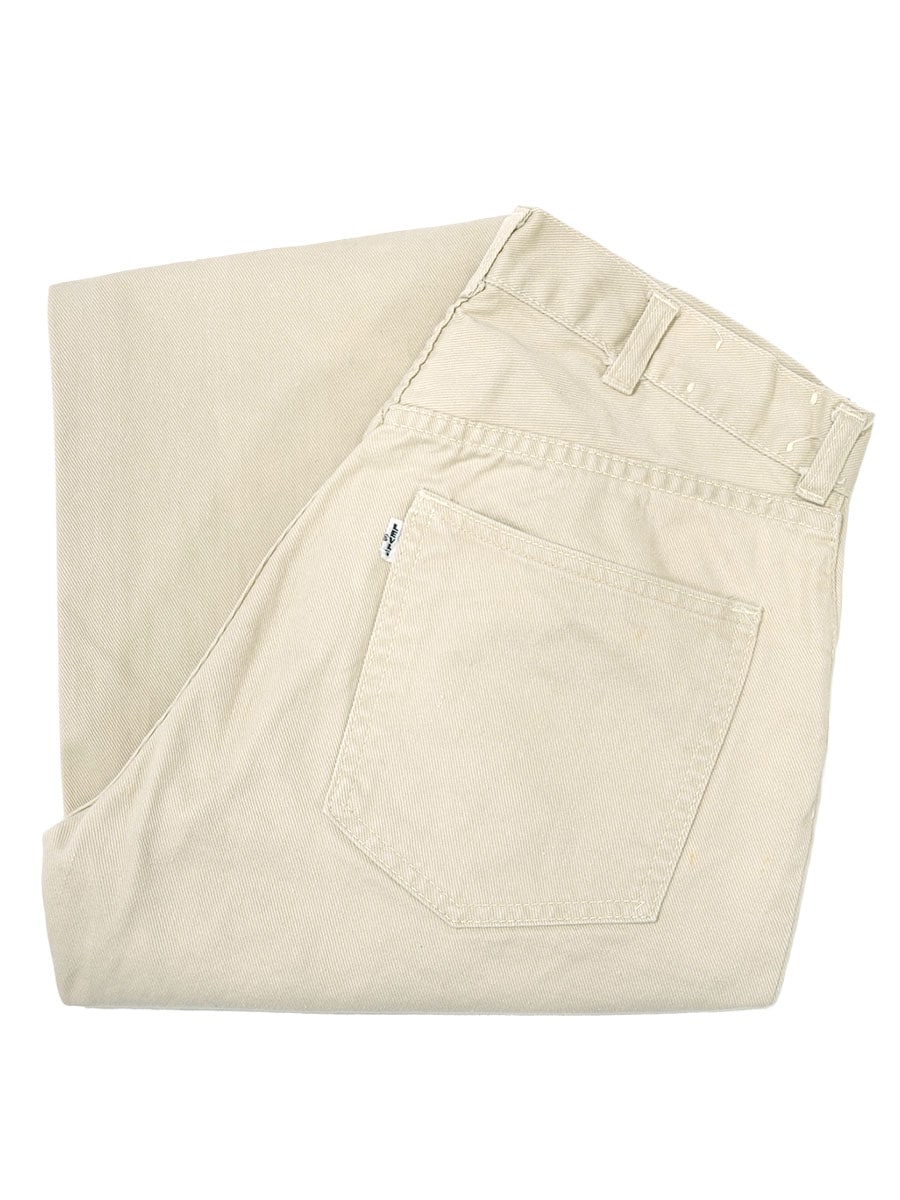 60'S LEVI'S 518 BIG E PANTS IVORY (APPROX.W29 L27)