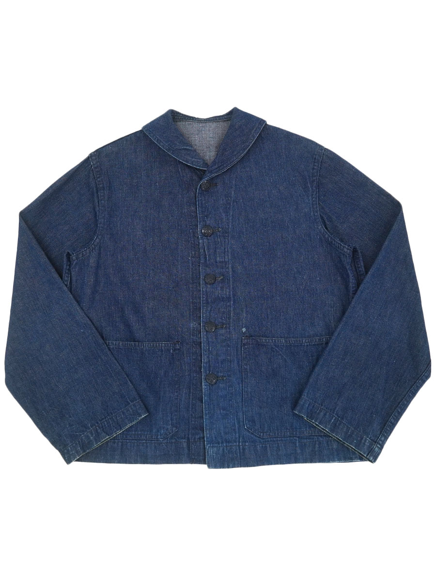 40'S U.S.NAVY DANGAREE DENIM JACKET (APPROX.38)