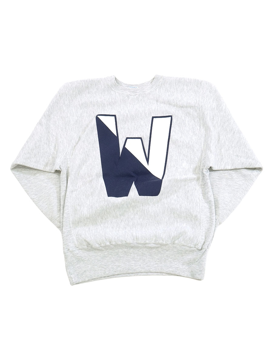 90'S CHAMPION REVERSE WEAVE CREW ''WILSON COLLEGE'' GREY (SIZE.LARGE) MADE IN USA