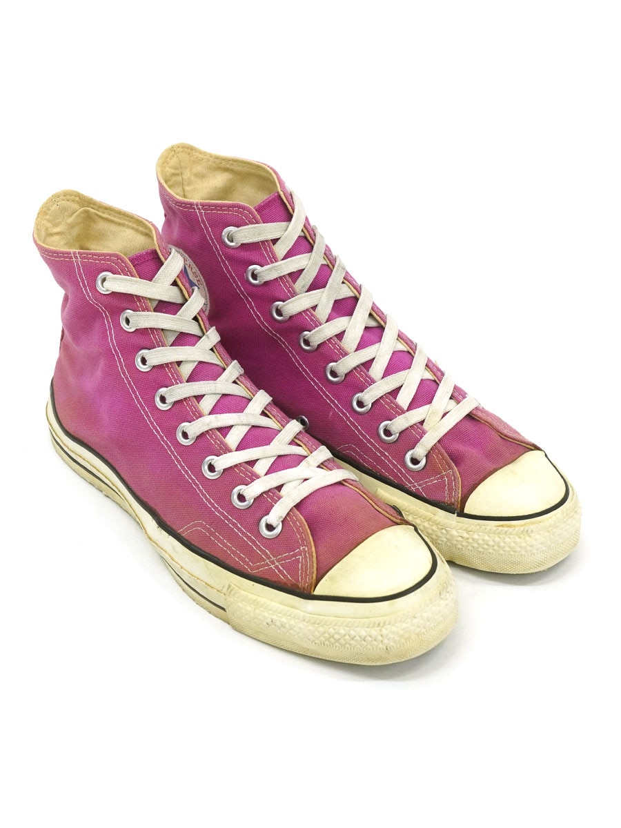 80s USA製CONVERSE HI ピンク 80'S CONVERSE ALL STAR HI PINK (SIZE.9 1/2) MADE IN USA | NEW ITEM
