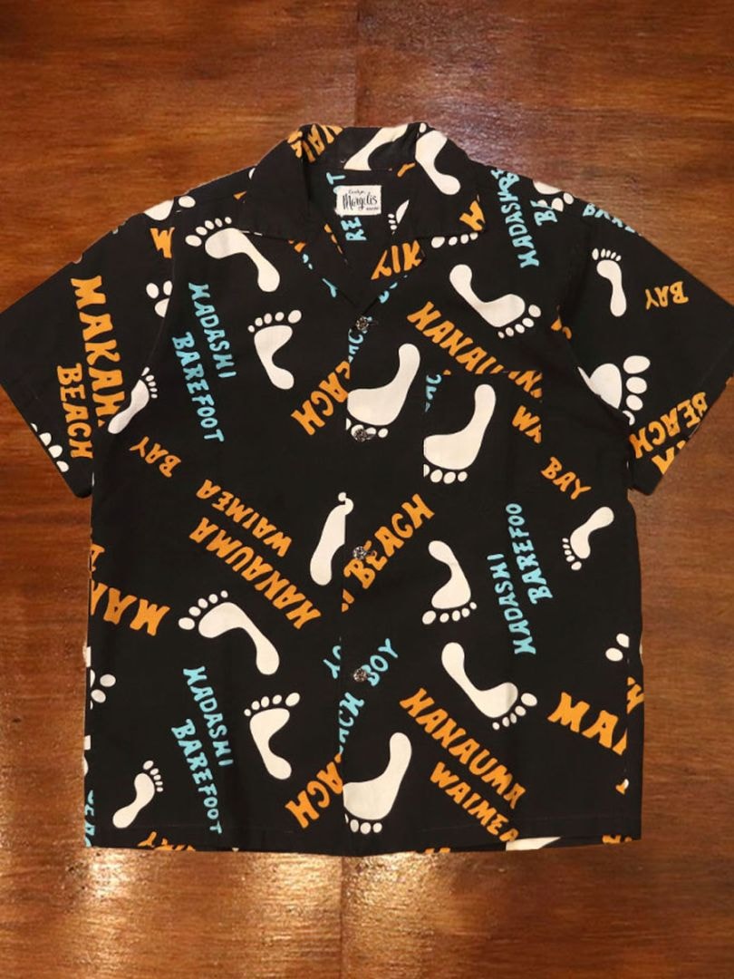 1950s COTTON HAWAIIAN SHIRT , Size S