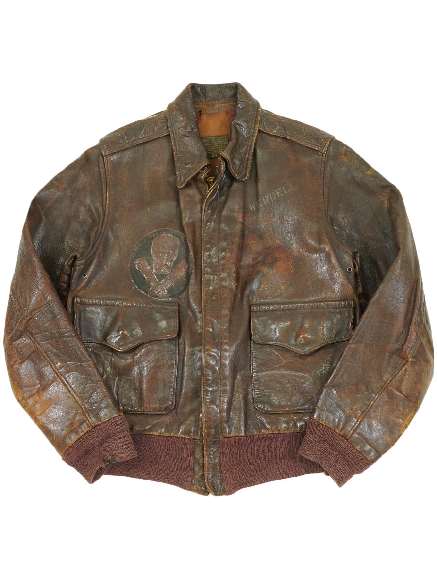 ジャケット・アウター 40s USAAF A-2 flight jacket 40'S U.S.A.A.F A-2 FLIGHT JACKET (SIZE.34) J.A.DUBOW MFG.CO. | NEW