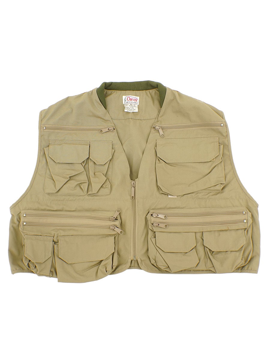 80'S ORVIS FISHING VEST T BEIGE (SIZE.X LARGE) | NEW ITEM