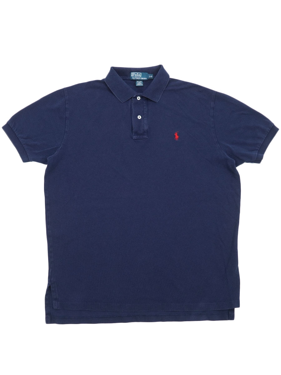 Polo Ralph Lauren ポロシャツ NAVY S RALPH LAUREN S/S POLO SHIRT PLAIN NAVY (SIZE.LARGE) | NEW ITEM