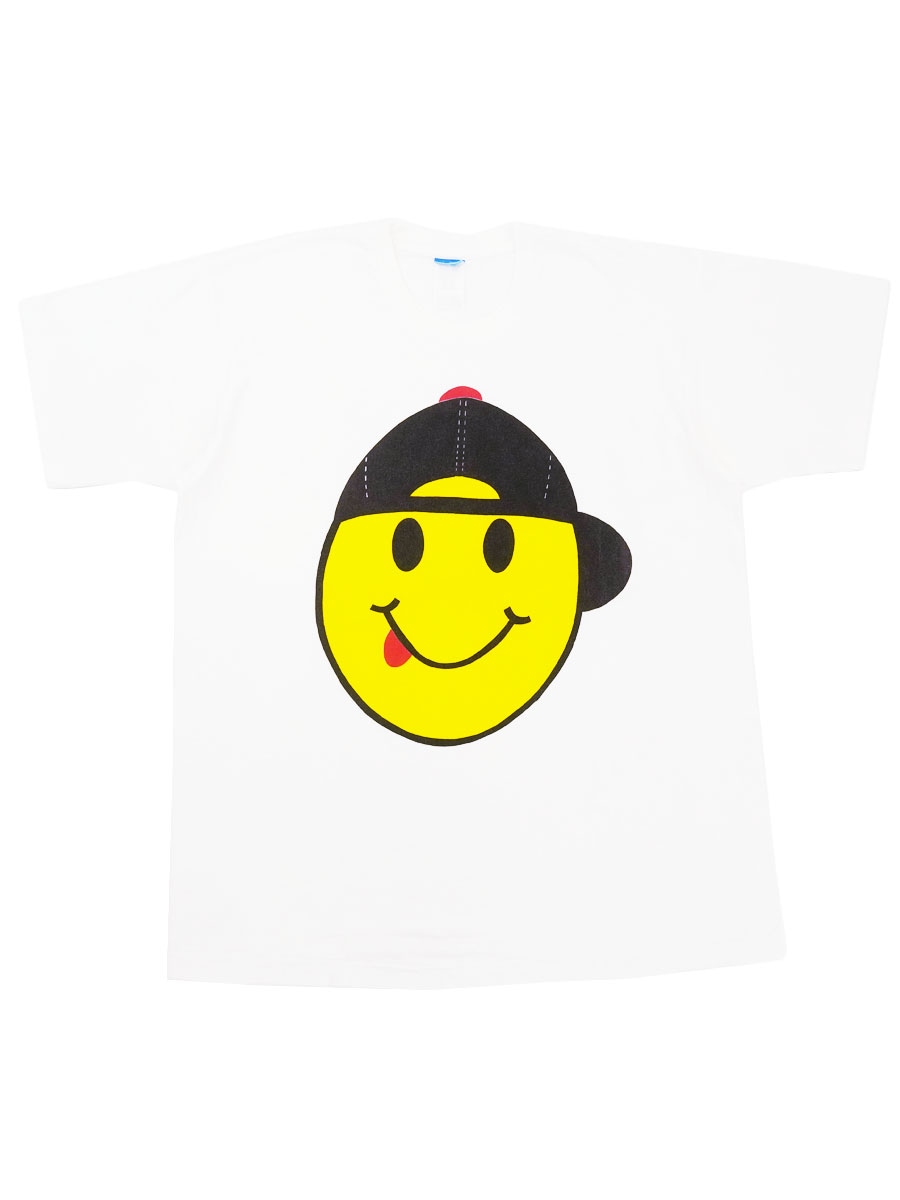 90'S～ ''SMILEY FACE'' T SHIRT WHITE (SIZE.X LARGE) | すべての商品