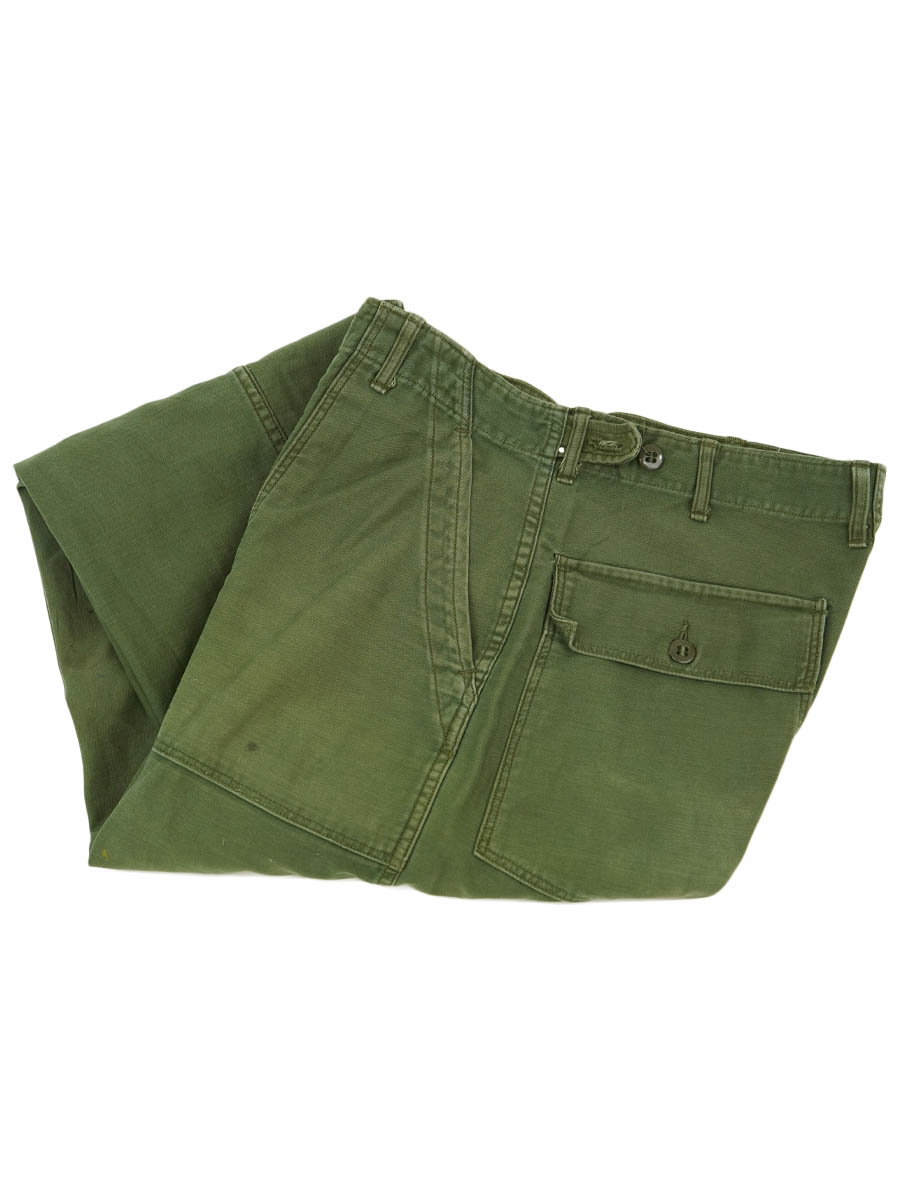 '64 U.S.ARMY UTILITY TROUSERS EARLY MODEL (SIZE.MEDIUM)