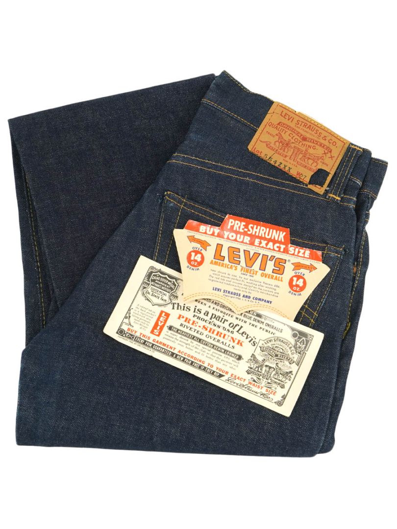 60'S LEVI'S 554ZXX JEANS (SIZE.W27 L32) NOS | NEW ITEM