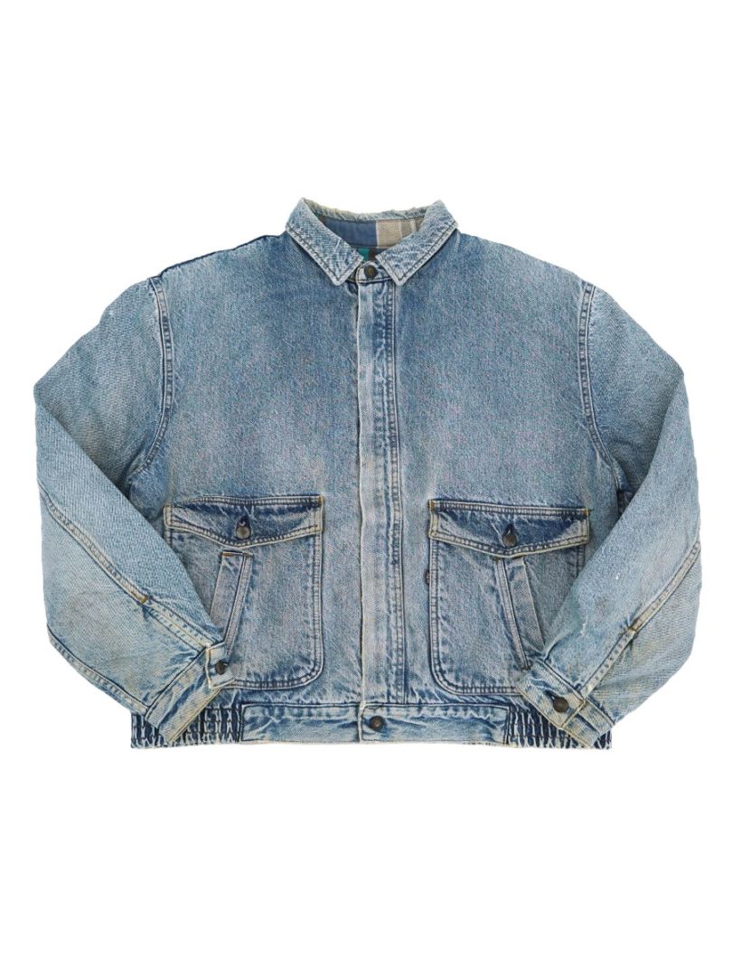 80'S LEVI'S 75069-0214 DENIM JACKET (SIZE.LARGE)