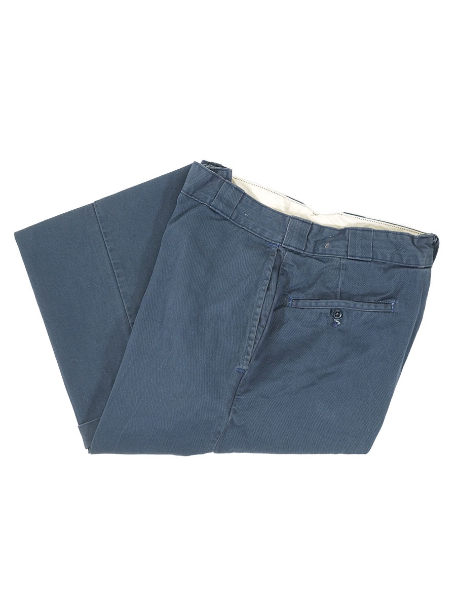 60'S TWILL WORK PANTS NAVY GRAY (APPROX.W37 L28)