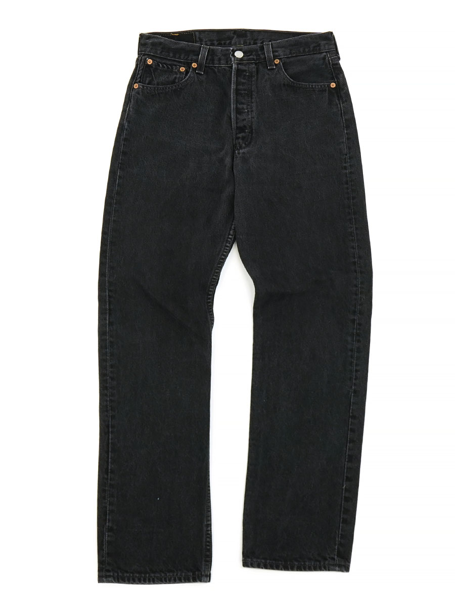 90'S LEVI'S 501 BLACK JEANS WITH R TAB (SIZE. W30 L30) MADE IN USA