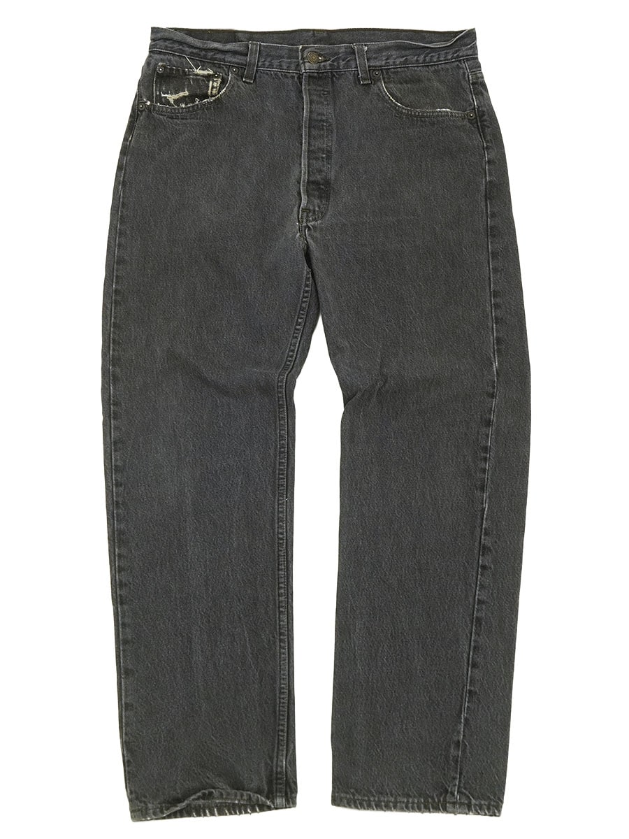 90'S LEVI'S 501 BLACK JEANS (SIZE.W36 L30) MADE IN USA | NEW ITEM