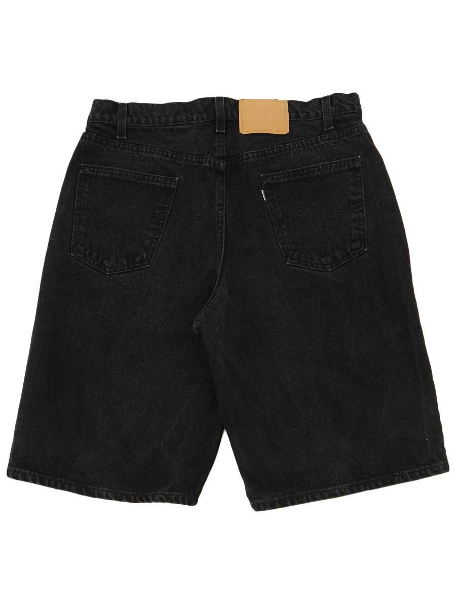 90'S LEVI'S 550 BLACK DENIM SHORTS (SIZE.W38) MADE IN USA | すべて