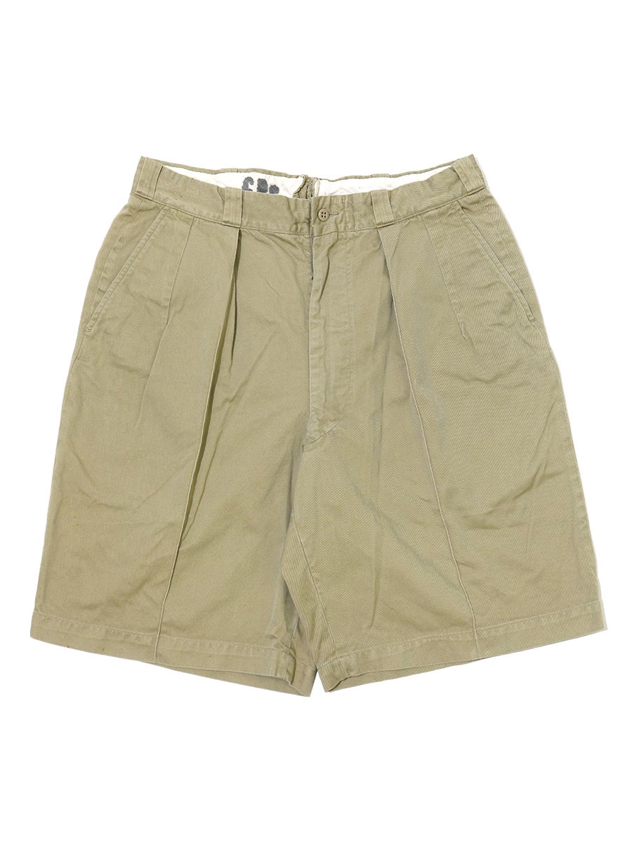 50'S U.S.MILITARY 2-TUCK CHINO SHORTS (APPROX.W32)