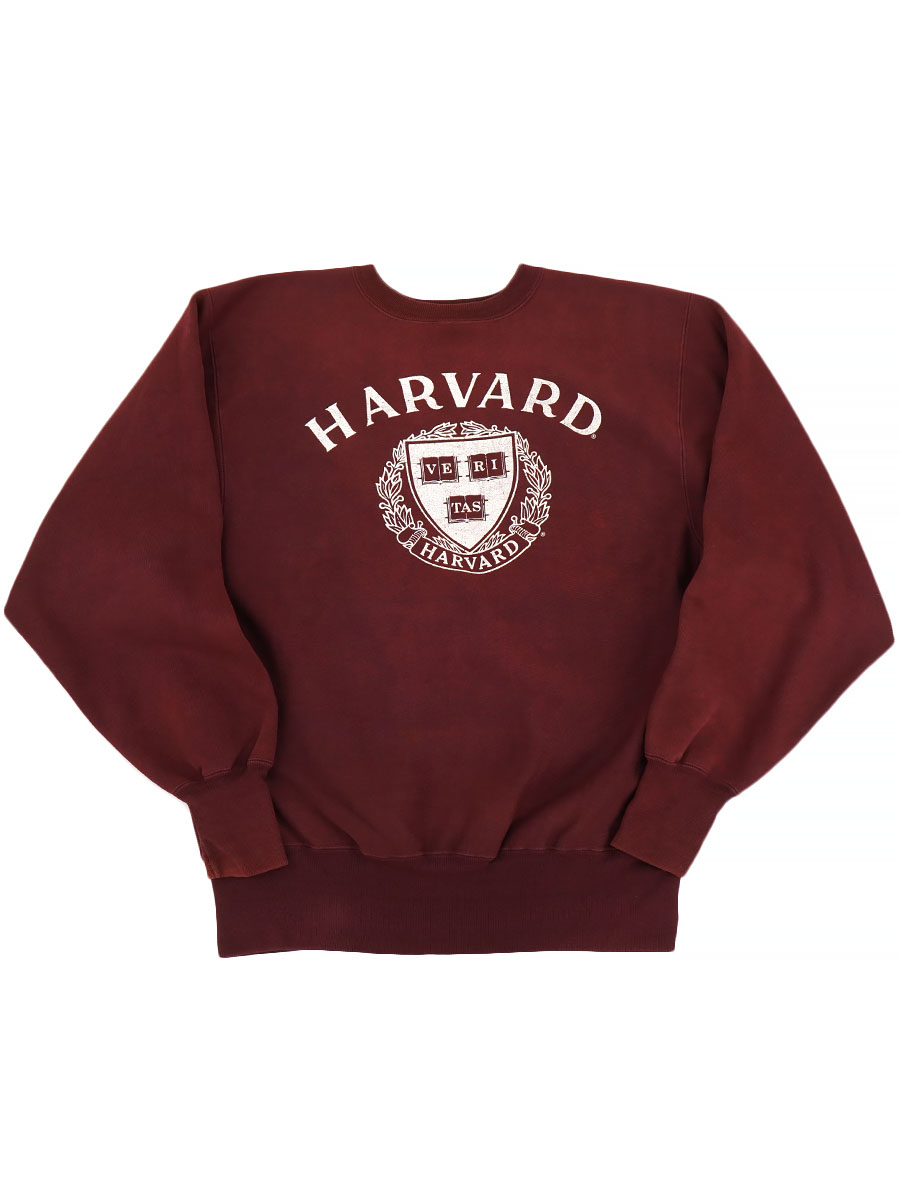 90'S CHAMPION REVERSE WEAVE CREW ''HARVARD'' (SIZE. X LARGE) MADE