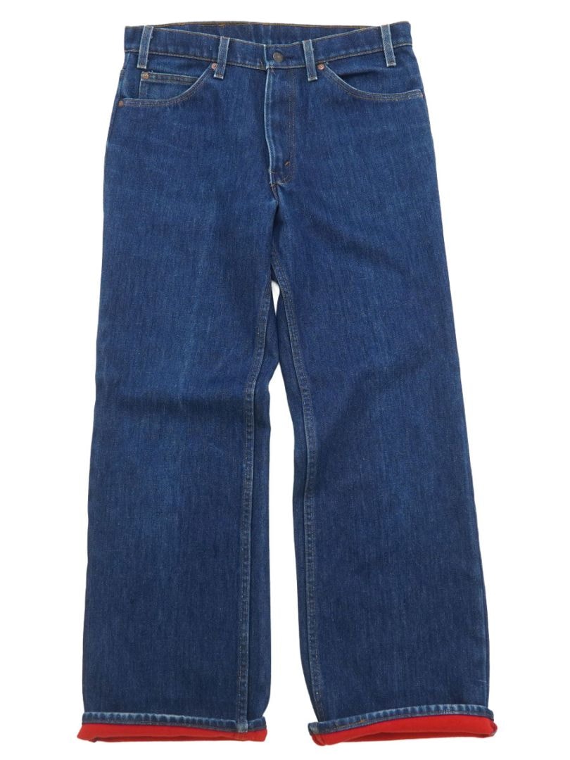 80'S LEVI'S 39103-2517 RED LINER JEANS (SIZE.W34 L32) MADE IN USA