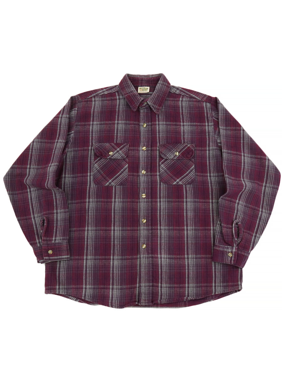 90'S～ FIVEBROTHER PLAID FLANNEL SHIRT (SIZE. TALLMAN X LARGE