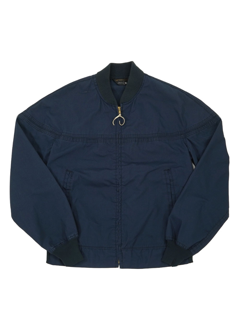 70'S J.C.PENNEY CAP SHOULDER TYPE JACKET NAVY (SIZE. MEDIUM) 
