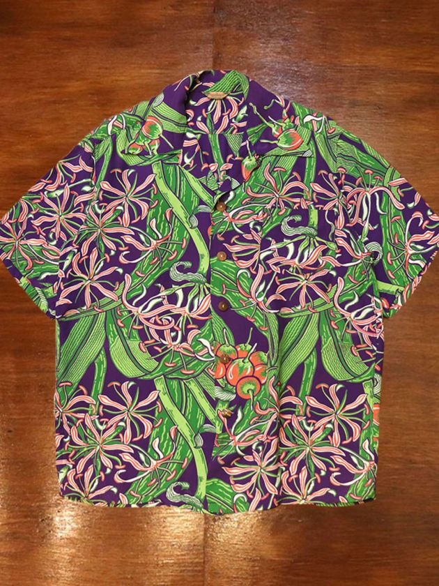 1940s HAWAIIAN SHIRT , Size M