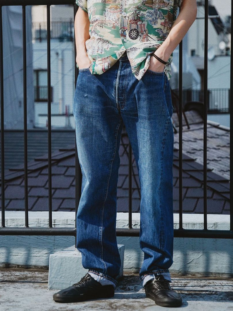 70's LEVI'S 501 BIG E デニムパンツ 良色落ち 実寸(W33 L32)