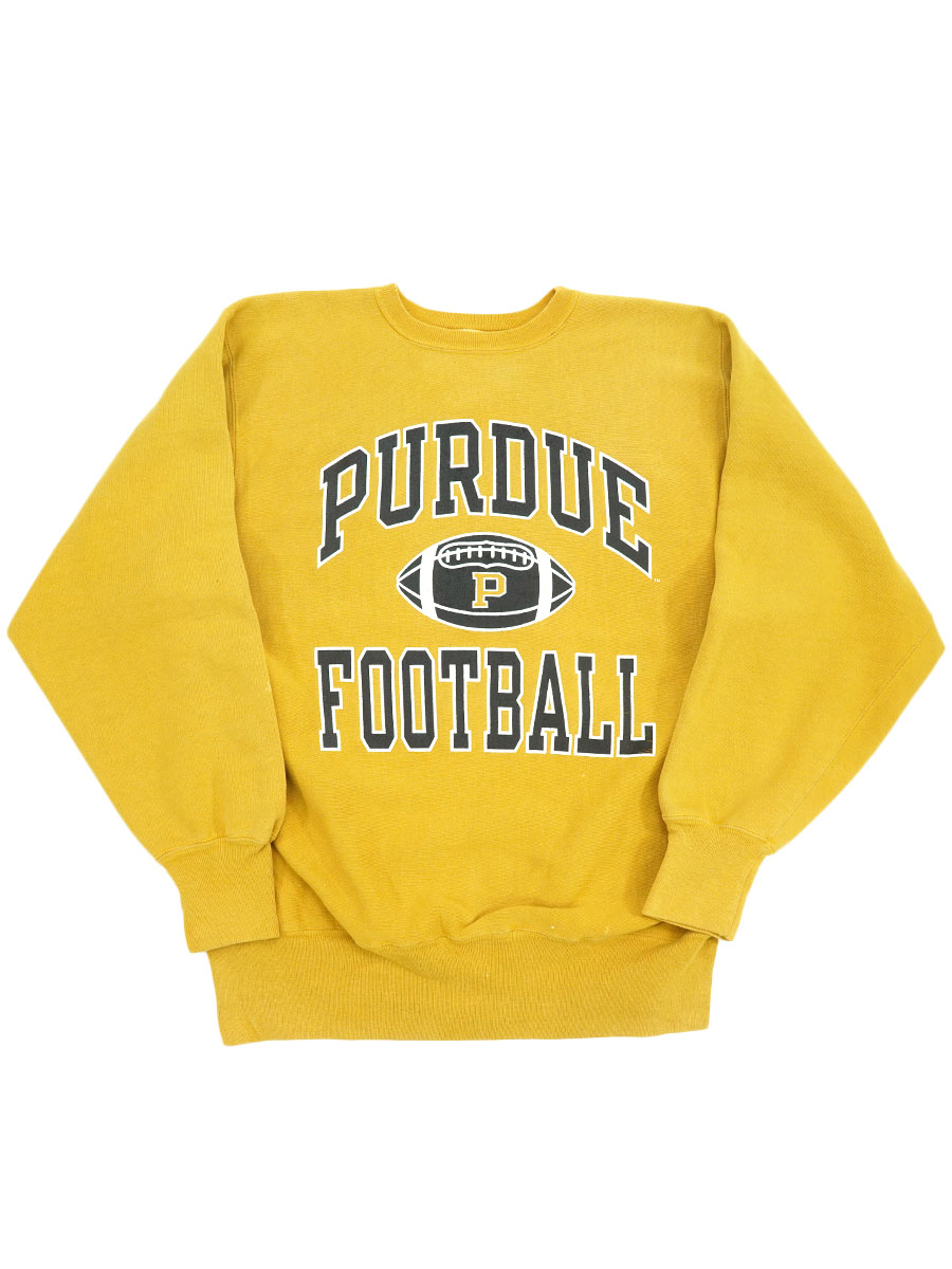 90'S CHAMPION REVERSE WEAVE ''PURDUE FOOTBALL'' DARK YELLOW (SIZE