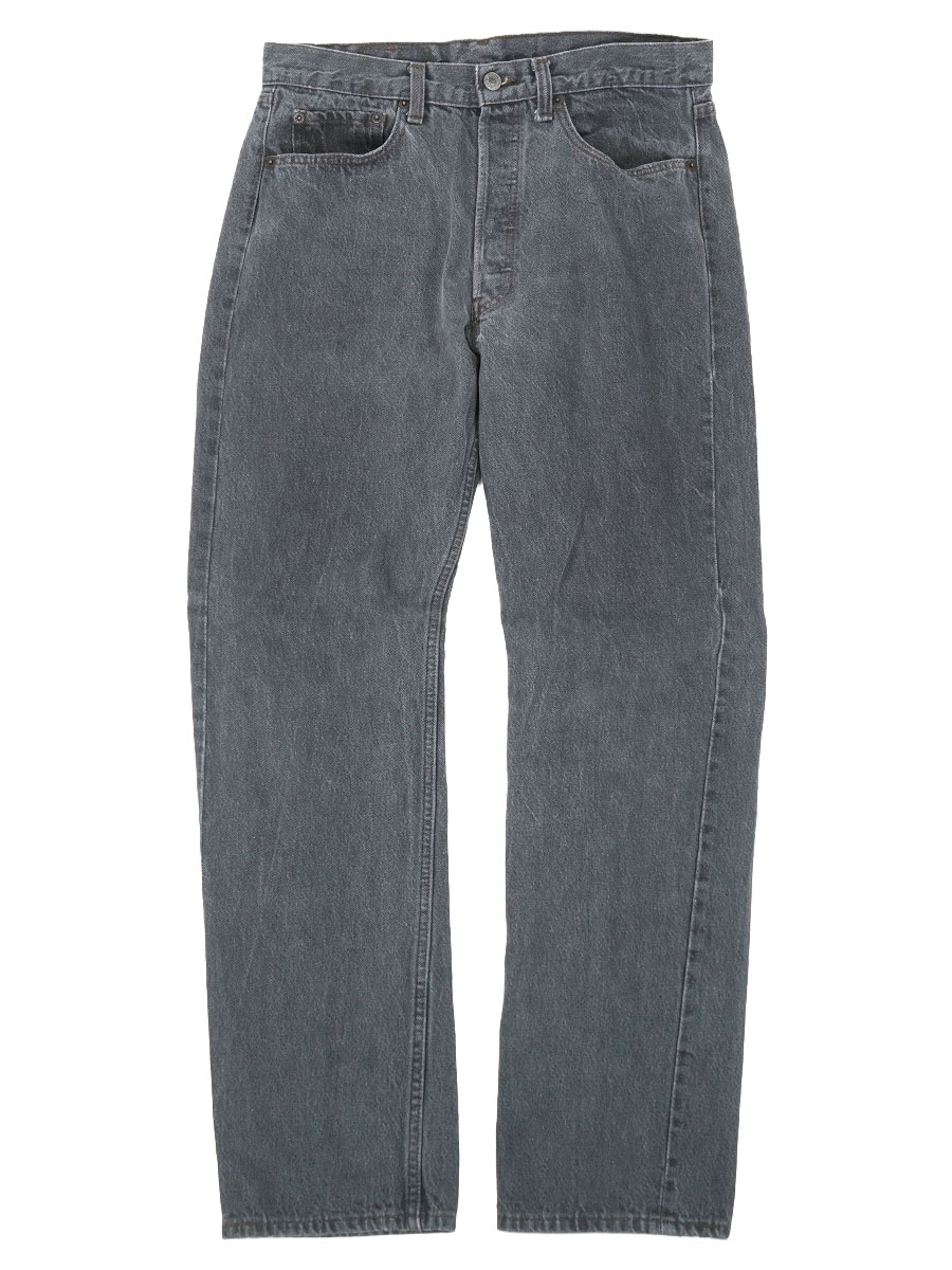 80'S LEVI'S 501-0658 BLACK JEANS (SIZE.W33 L32)