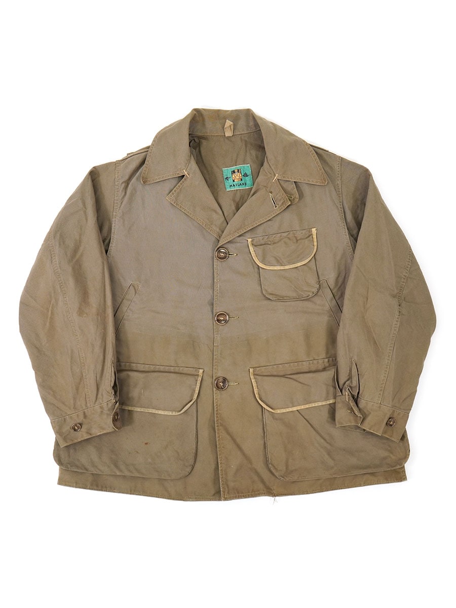 50'S MASLAND HUNTING JACKET MOCHA BROWN (APPROX.X LARGE) | NEW