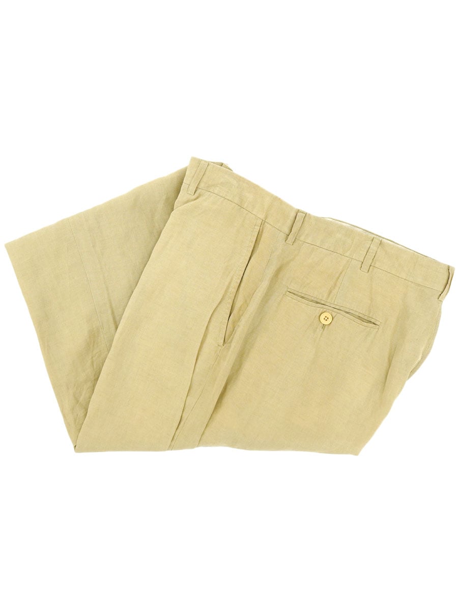 RALPH LAUREN LINEN×SILK SLACKS BEIGE (APPROX.W35.5 L28) | NEW ITEM