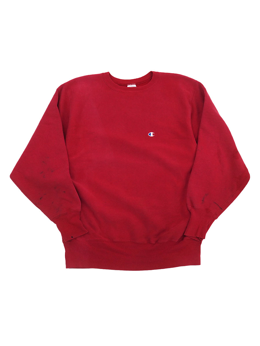 Champion Reverse Weave 90s X-Large レッド 90'S CHAMPION REVERSE WEAVE CREW PLAIN RED (SIZE.X LARGE) MADE IN