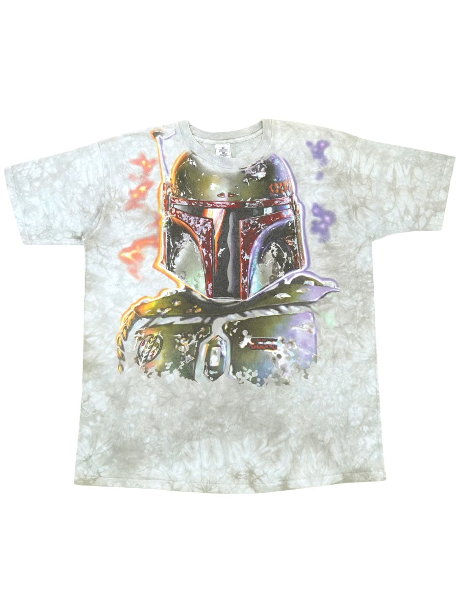 90'S STAR WARS ''BOBA FETT'' TIE DYE T SHIRT (SIZE.XX LARGE) | NEW