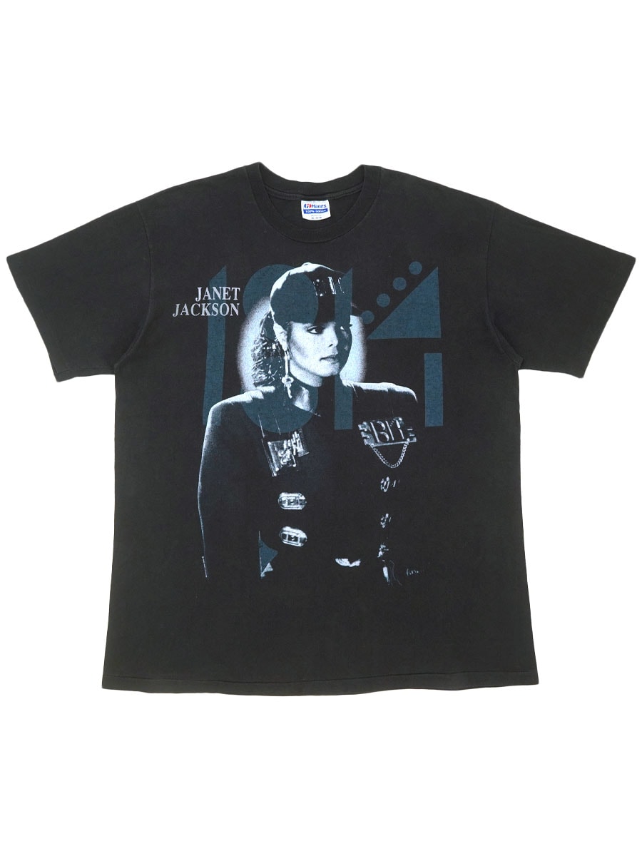 Janet Jackson Tシャツ Hanes L　ジャネットジャクソン 90'S HANES JANET JACKSON ''RYTHM NATION 1814'' T SHIRT BLACK (SIZE