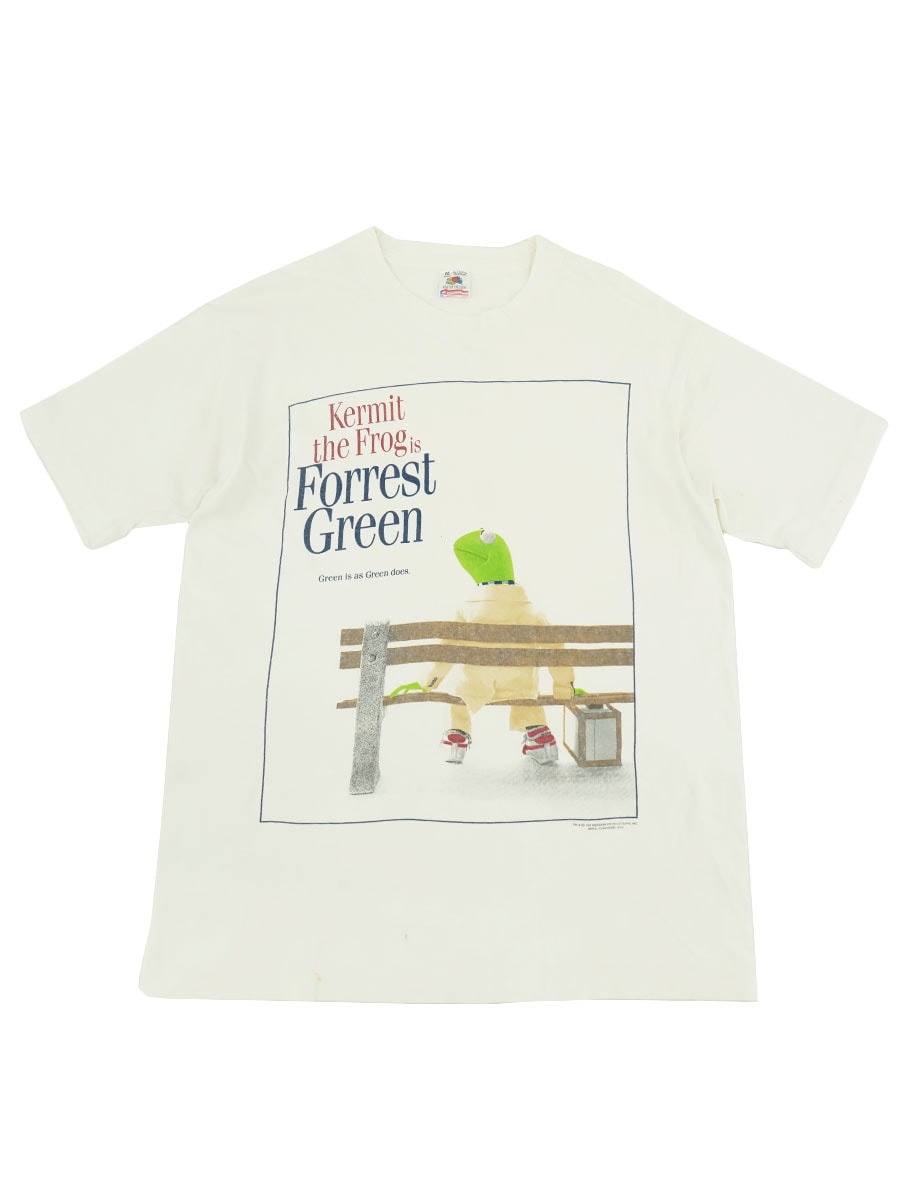 90s Kermit forrest green カーミット Tシャツ XZ140 90s Kermit T