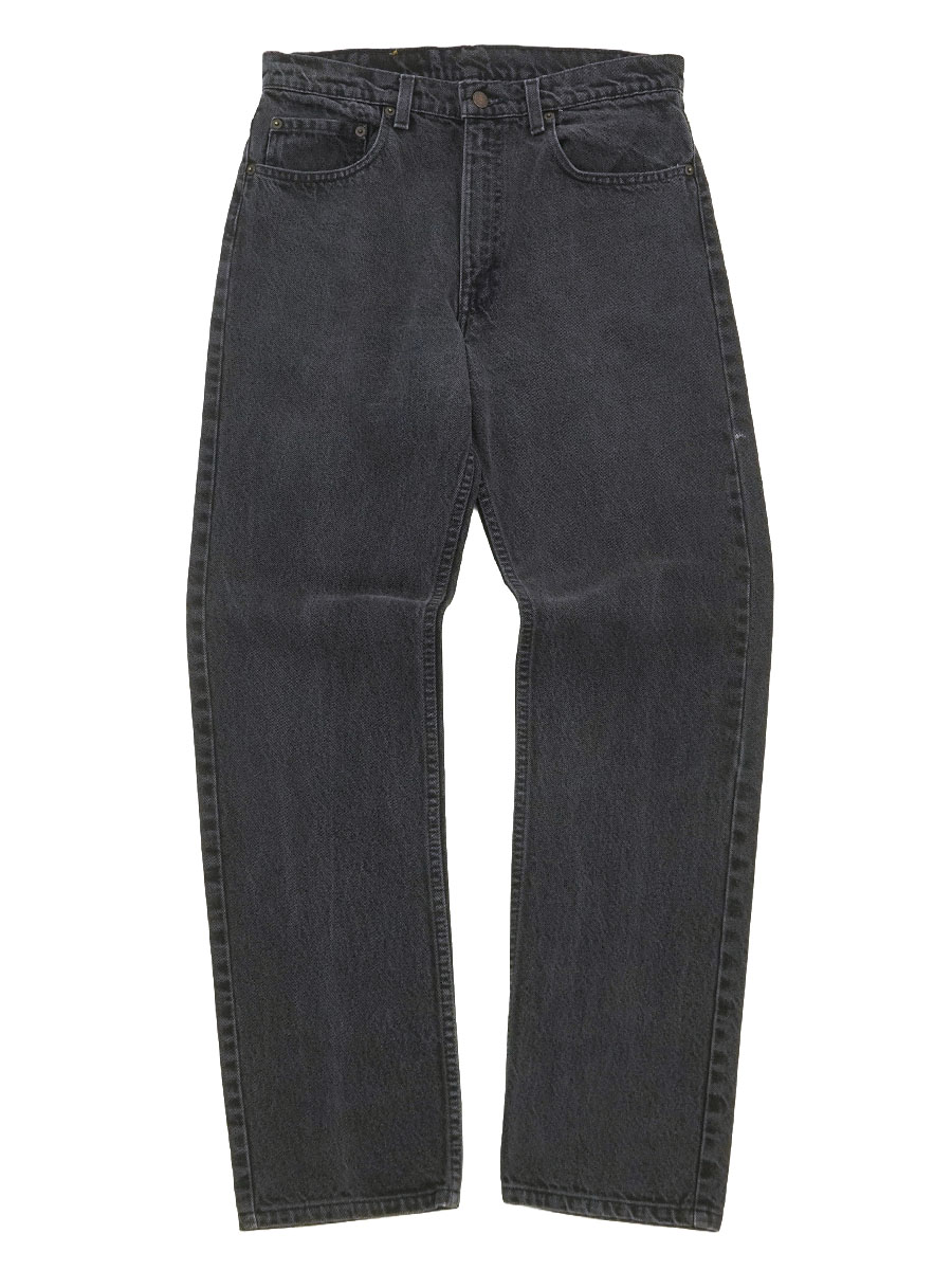 80'S LEVI'S 505 BLACK JEANS (SIZE.33 L32)