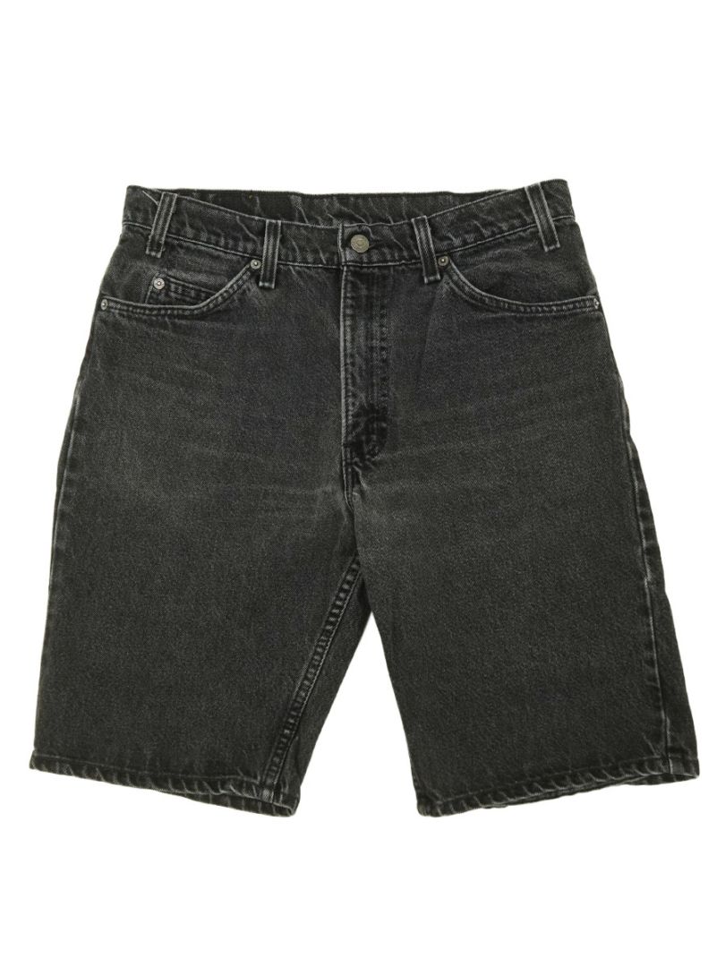 90's LEVI'S 550 ブラックデニム ショーツ 表記(W32 L00) USA製