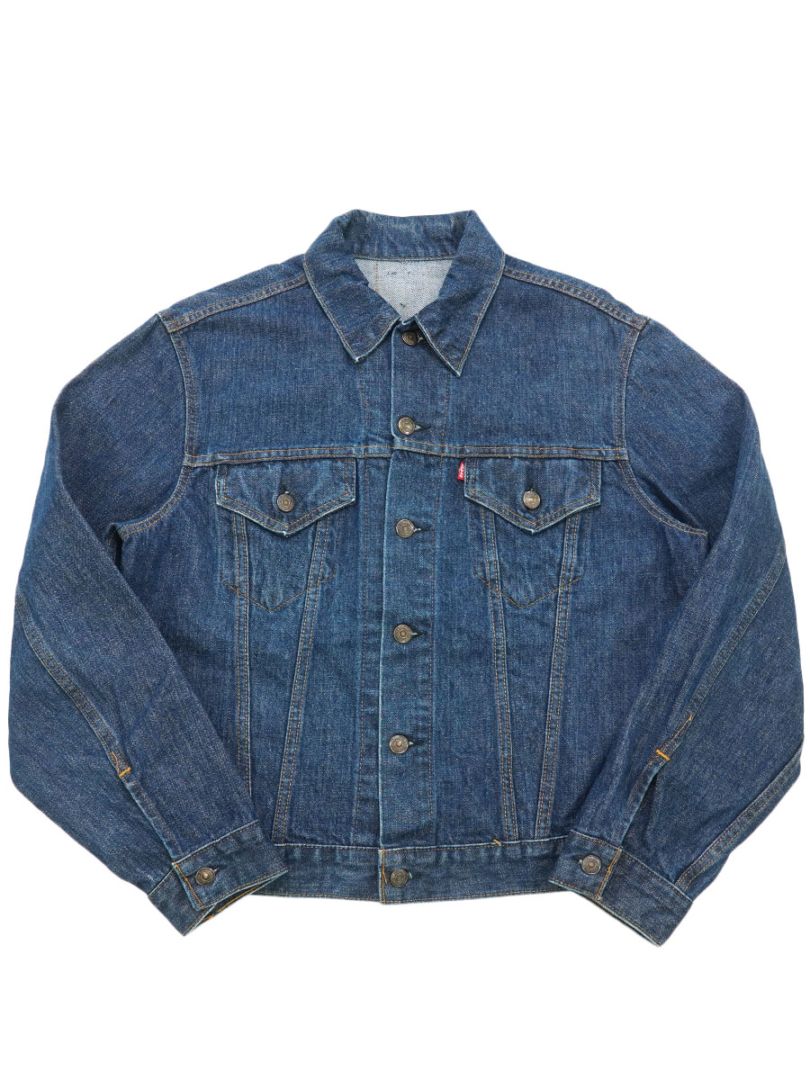 70's LEVI'S 70505 スモールe デニムジャケット インディゴ 実寸(42位