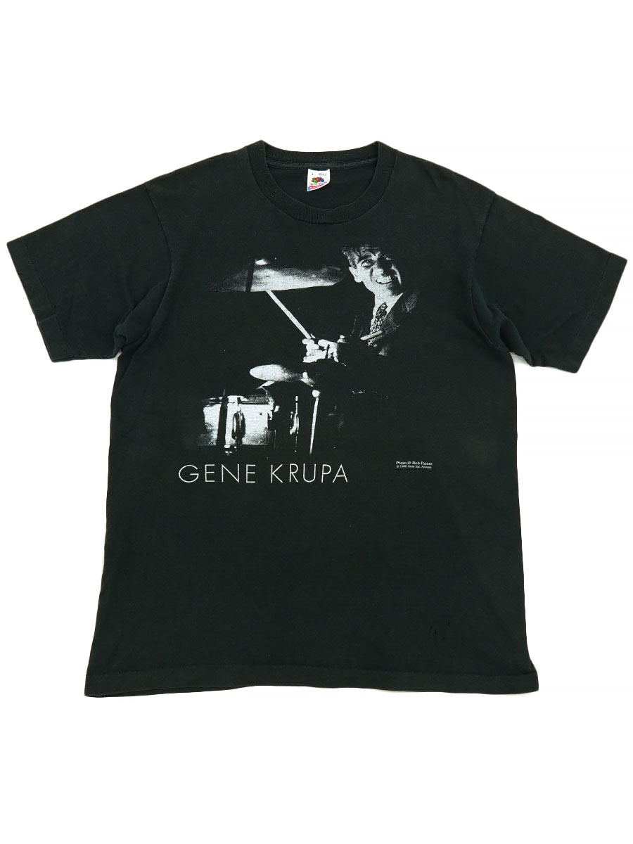 90's FRUIT OF THE LOOM ''GENE KURUPA'' フォトTシャツ 表記(L) USA製