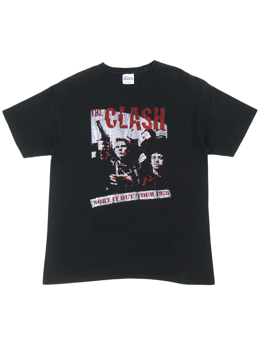 00's Hanes THE CLASH ''SORT IT OUT TOUR 1978'' Tシャツ ブラック