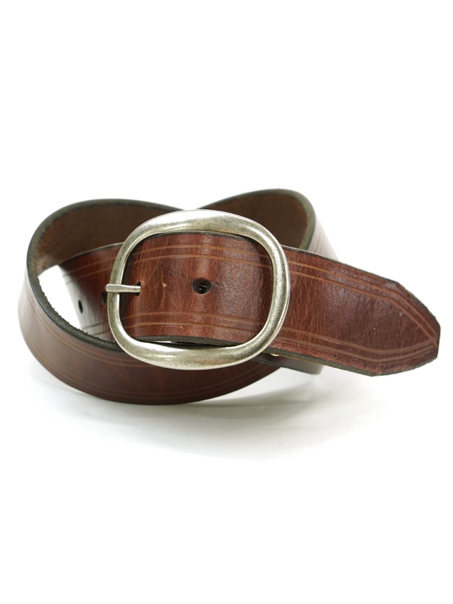レクサス　レザーベルト　ブラウン USA製 GENUINE LEATHER レザーベルト ブラウン 表記(32) | SOLD OUT