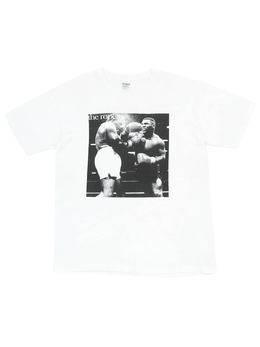 00's GILDAN THE ROPES ''マイク・タイソン'' 両面プリントTシャツ