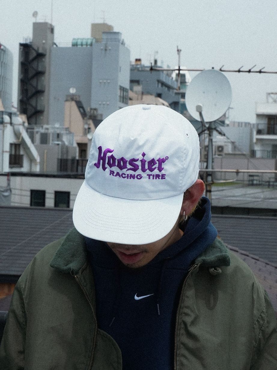 90's MIDWEST ''Hoosier RACING TIRE''トラッカーキャップ ホワイト