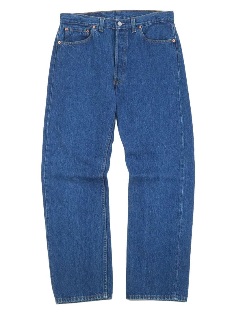 90's LEVI'S 501 デニムパンツ 美ブルー 表記(W34 L30) USA製 | NEW