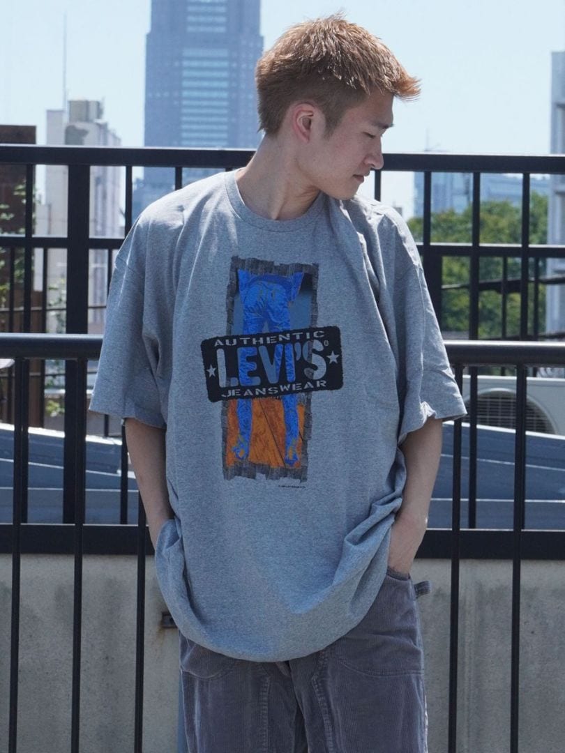 90's Levi's ''AUTHENTIC LEVI'S JEANS WEAR'' Tシャツ 表記(XL) USA製 NOS