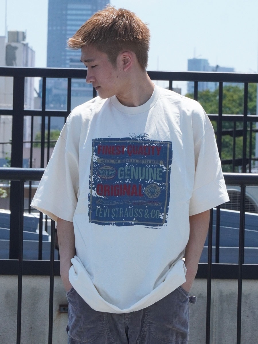 90's Levi's ''FINEST QUALITY GENUINE ORIGINAL'' Tシャツ 表記(XL) USA製 NOS