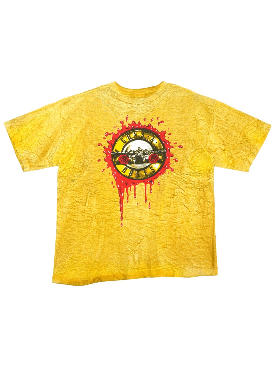 90's Crystal Rain ''GUNS N' ROSES'' 両面プリント タイダイTシャツ 表記(L) USA製