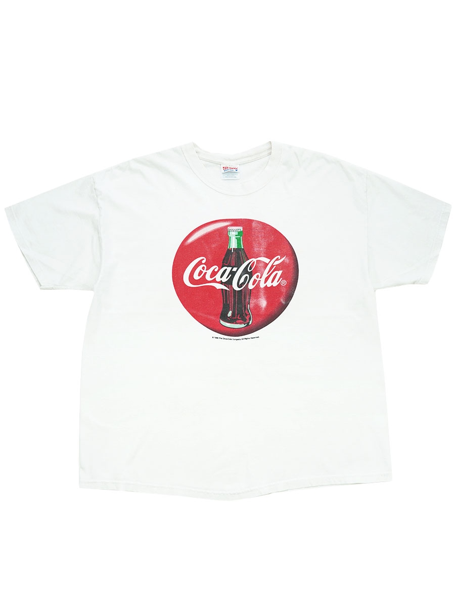90's Hanes ''コカ・コーラ'' 企業物 プリントTシャツ 表記(XL