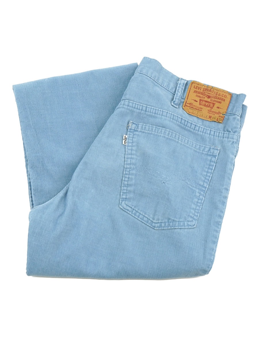 80's LEVI'S 517-1512 コーデュロイパンツ 水色 表記(W34 L34) | NEW