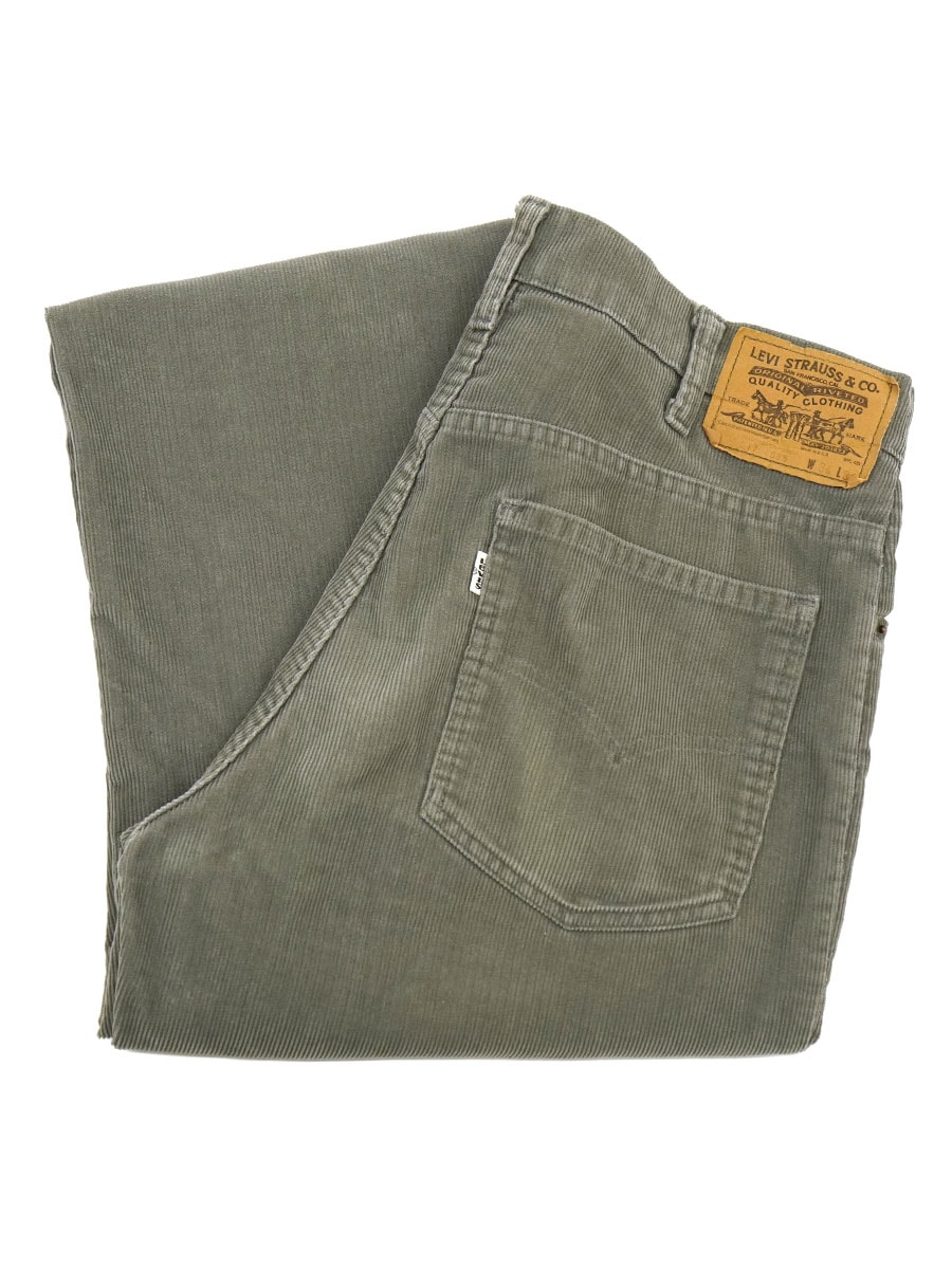 80's LEVI'S 517-1555 コーデュロイパンツ モスグレー 表記(W34 L34)