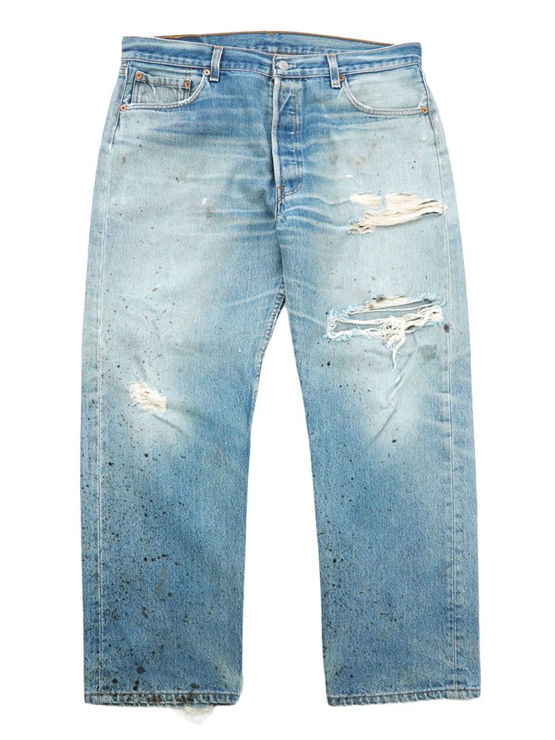 90's Levi's 501 デニムパンツ クラッシュ 表記(38x31) USA製