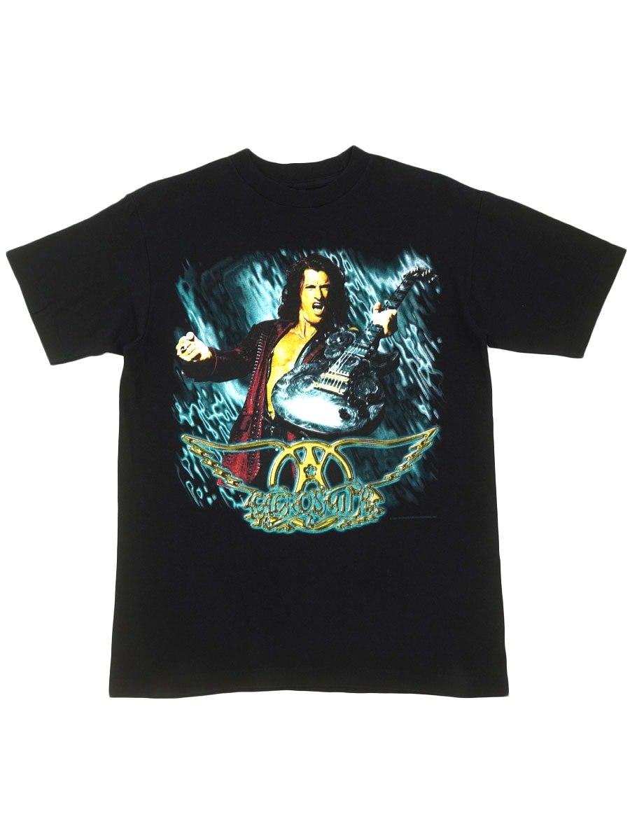 90's giant AEROSMITH ''Nine Lives tour '97-'98'' 両面プリント T