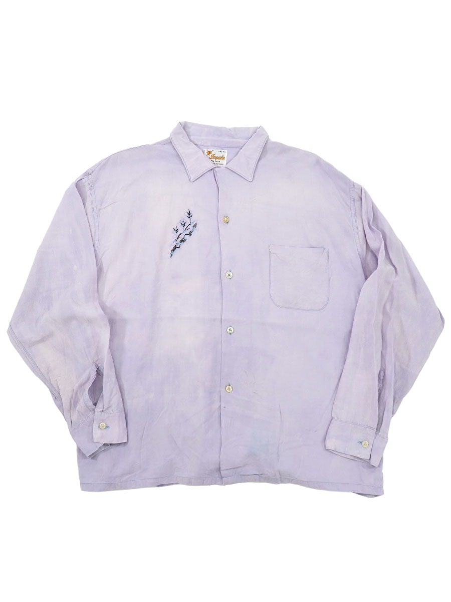 60's Impala De Luxe ループカラー シャツ ラベンダー 表記(XL) | NEW