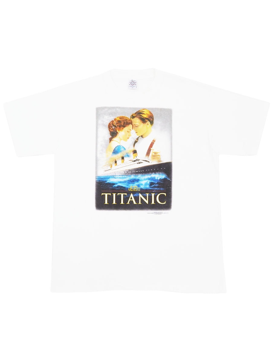 90's U.S.T'S ''TITANIC'' Tシャツ ホワイト 表記(XL)